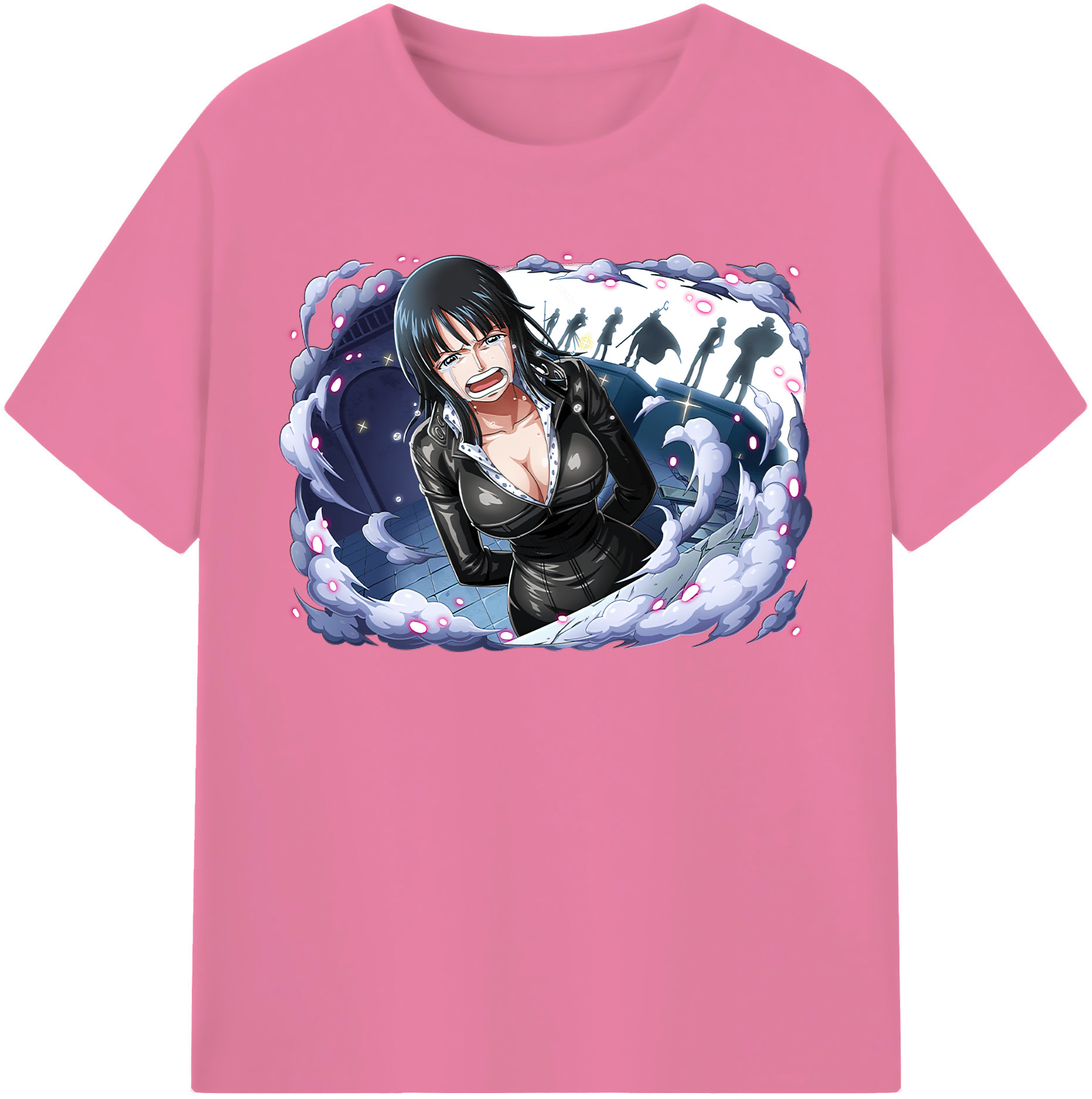 ワンピース ニコ・ロビン ONE PIECE Nico Robin 綿100％半袖Tシャツ（フロントプリント）